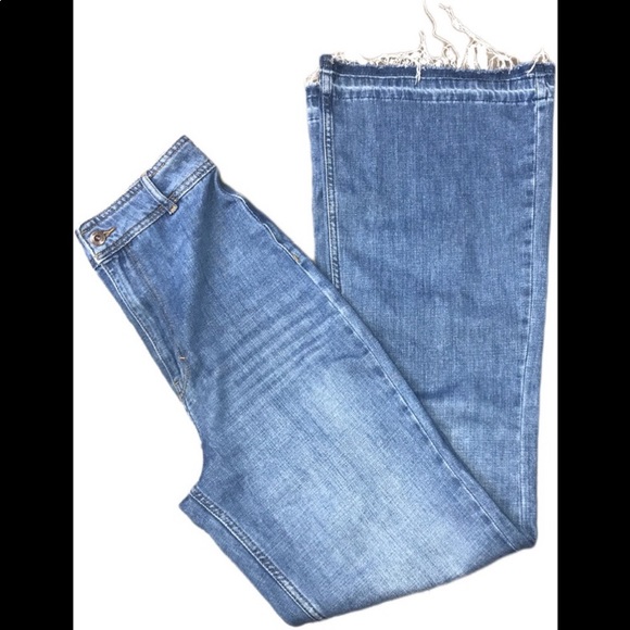 Free People Mindy Rigid Flare women’s ultra high waist size 27 -Indigo Blue- - Picture 4 of 7